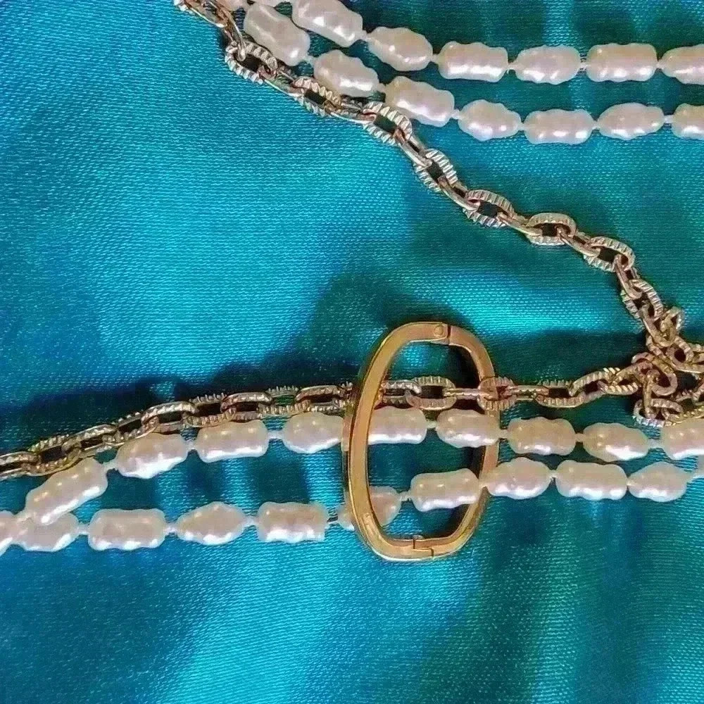Extra Long 3 Strand Necklace - Picture 5 of 6